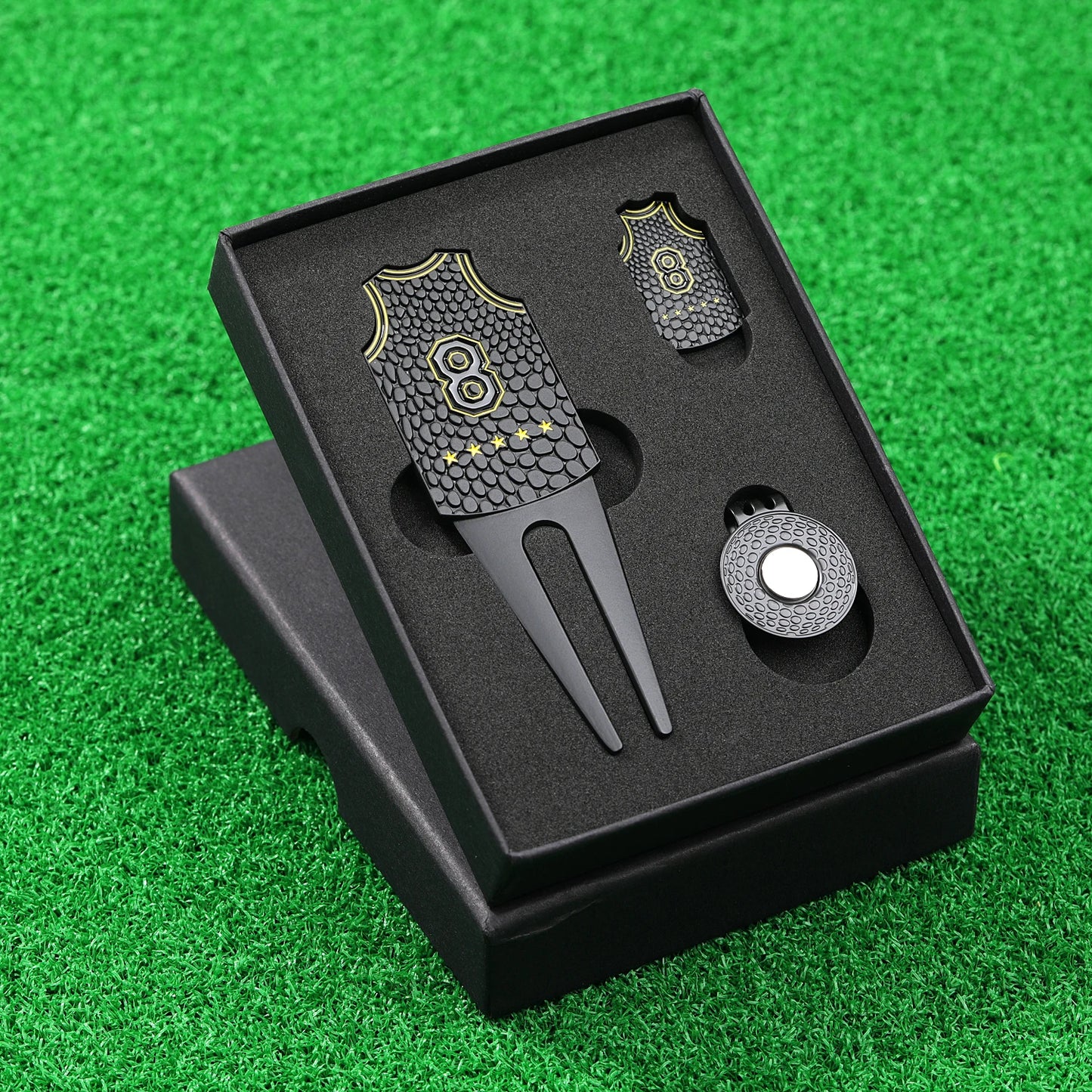 1 Pcs  Golf Ball Marker Putting Green Pitch Fork Groove Cleaner Golf Pitchfork Golf Divot Tool