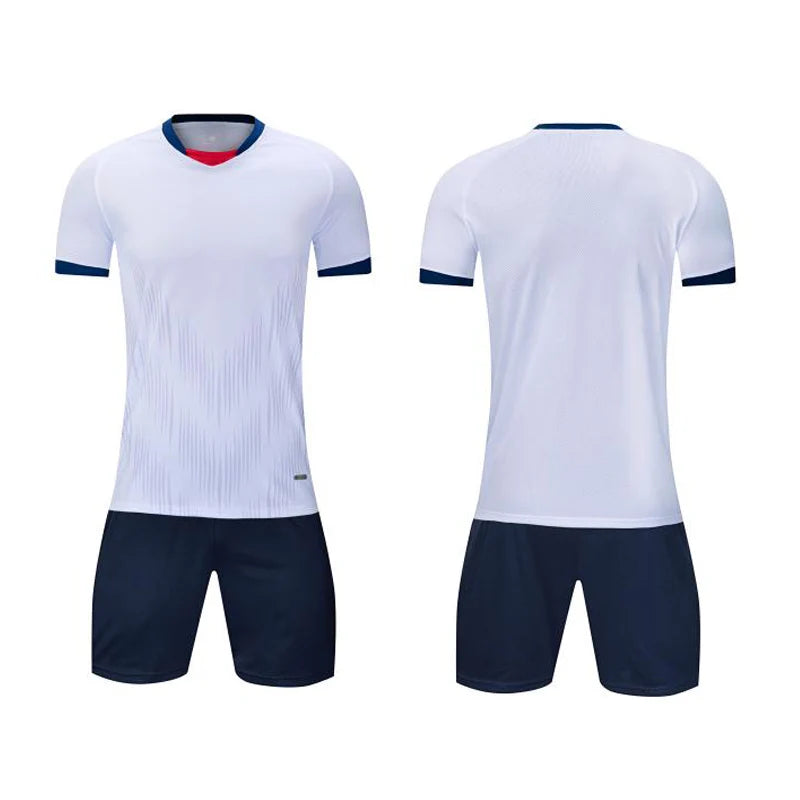 Adult Kids Personalize Football Jerseys Soccer Uniform MAN Women Team Training Quick-Drying Sportswear  Futsal Tracksuit Outfit