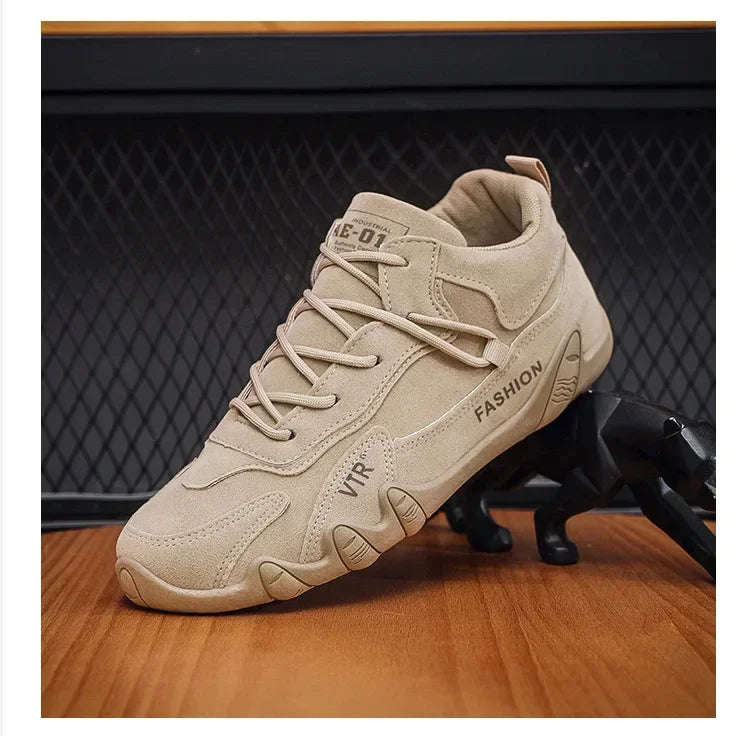 Mens Casual Shoes Breathable Non Slip Lace Up Outdoor Sneakers