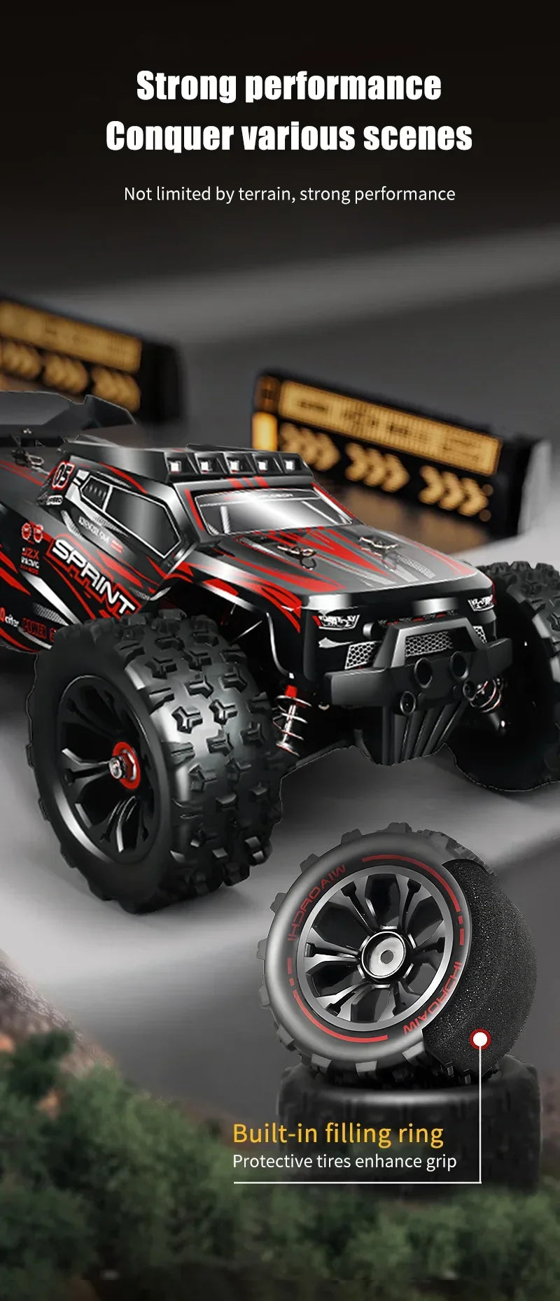 1:16 WLtoys 9522pro Professional Racing Car 85 Km/h 4WD Brushless Remote Control Vehicle Road-Off-Road Drifting Type Rc CarGift