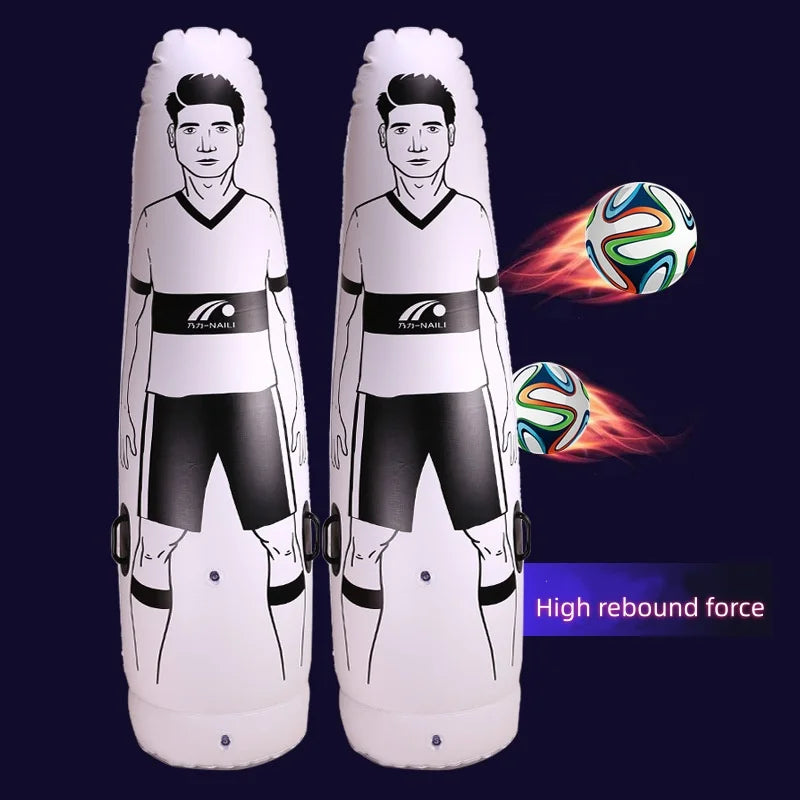 175cm Adult Inflatable Football Training Goal Keeper Solo Soccer Trainer TumblerAir Dummy Tool PVC Inflatable Wall Kick Defender