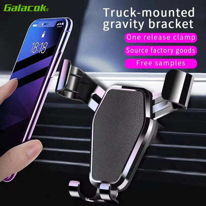 Car Phone Holder Gravity AutoClamp Air Vent Mount For Mobile Phone