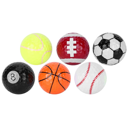 6 Pack Portable Golf Balls For Practice And Competition