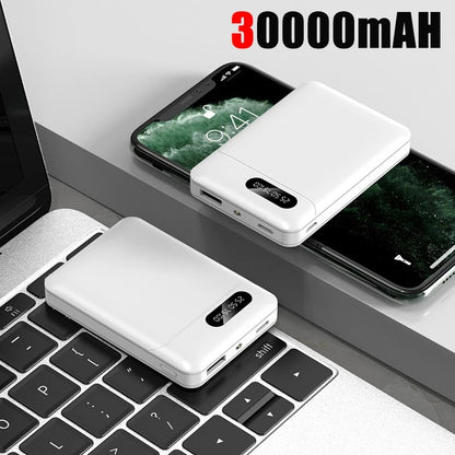 30000mAh Li-Polymer Portable Power Bank With LED Digital Display