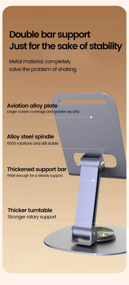 Rotating Desk Phone Holder Stand Universal Compatibility