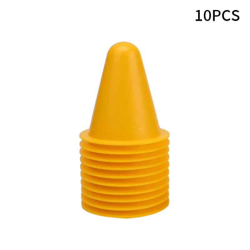 10 PCS Multiple Colors Plastic Cones Soccer Training Cones Roller Skating Training Football Training Equipment