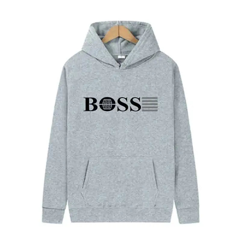 Outdoor Sports Jogging Hoodie Fashion Trends Hoodie Tops Men Casual Streetwear Pullover Spring Autumn Unisex Clothing