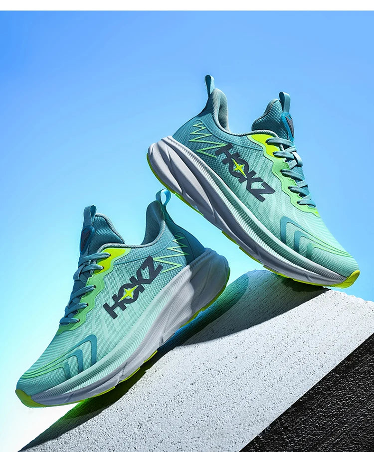 Carbon Plate Air Cushion Running Shoes Unisex Cushioned Walking Shoes