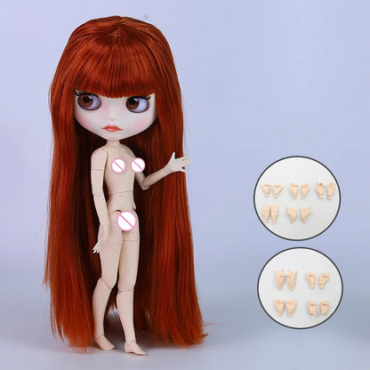 1/6 Scale Ball-Jointed Doll Body, White Skin, ABS, 30cm