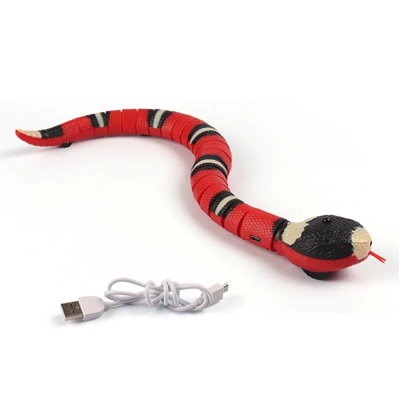 Smart Sensing Interactive Cat Toy – Automatic Snake Teaser for Cats & Dogs
