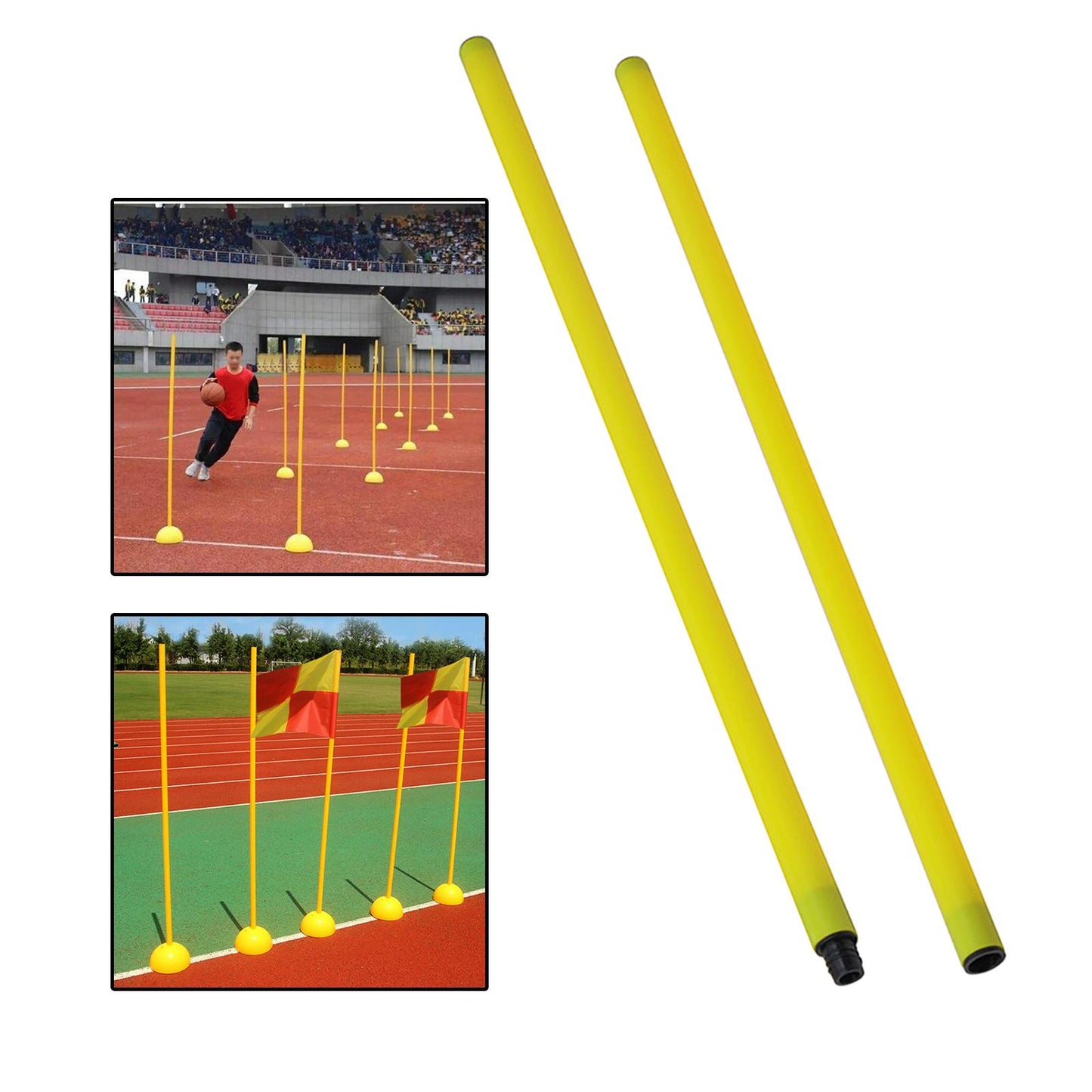 Training Equipment Soccer Training Markers Football Sign Pole Agility Marker Strong Identification Obstacles sport Roadblocks