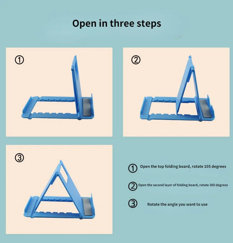 Table Phone Holder Bracket  Adjustable Desktop Stand For Ipad IPhone Samsung Xiaomi Huawei Folding Universal Mobile Phone Stand