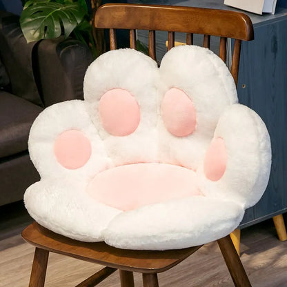 Cat Paw Plush Floor Cushion 70 By 60 Cm Cotton Fabric Seat Pad