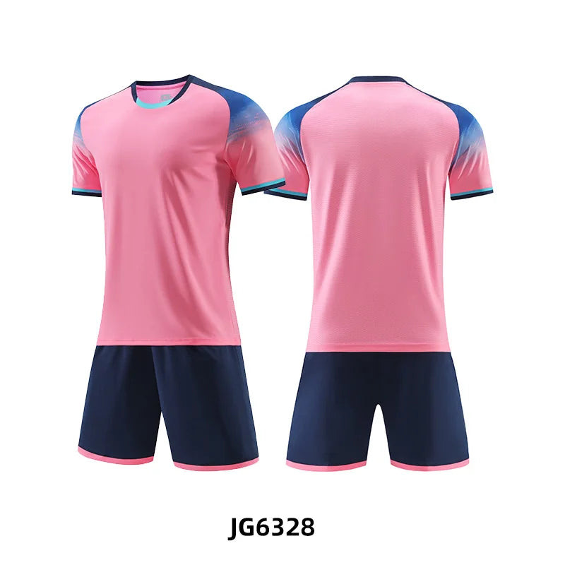 Adult Kid Football Jersey Men Customize Soccer Uniform Sports Shirt Women Futsal Sportswear Child Team Training Tracksuit Outfit