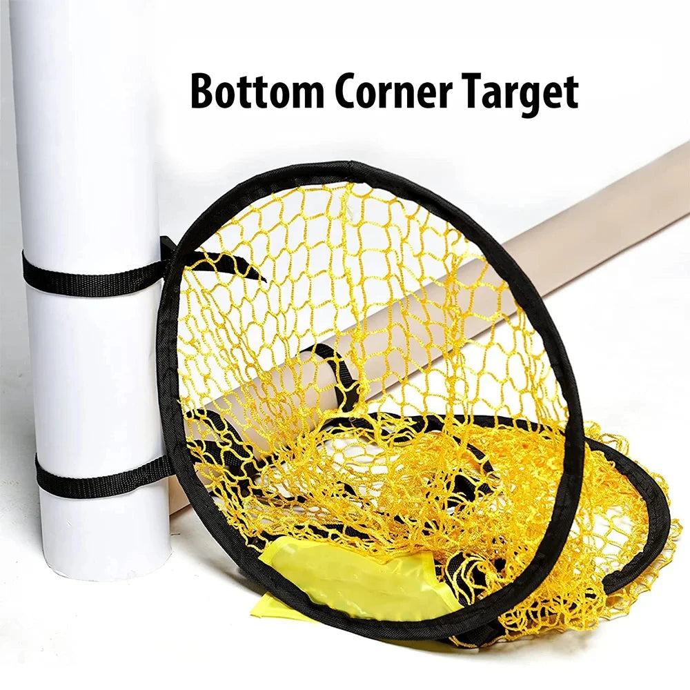 1/2pcs Soccer Training Shooting Net Equipment Football Training Target Net Goal Youth Free Kick Practice Shooting Soccer Topshot