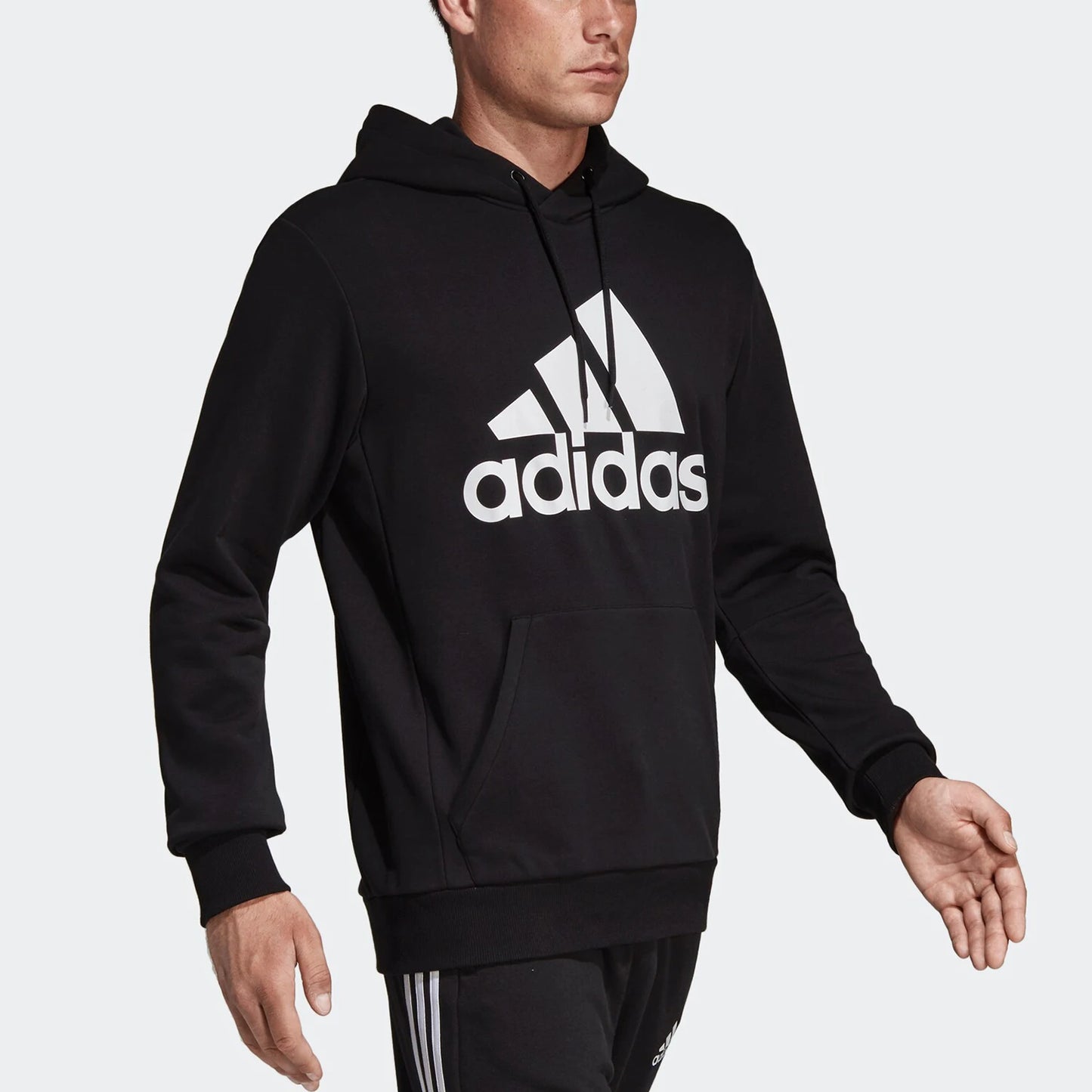 Adidas Genuine Men's Big Logo Hooded Sweatshirt DQ1461