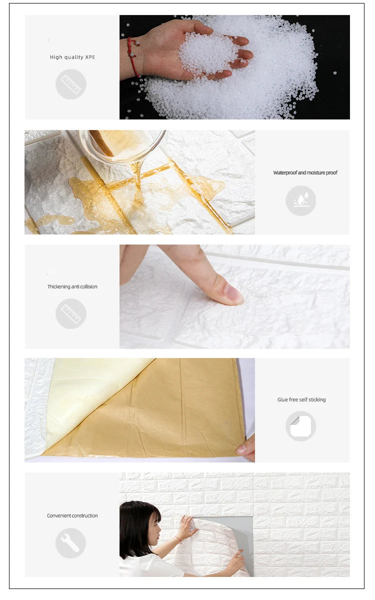 Modern 3D Wall Sticker – Peel & Stick Home Wall Decor