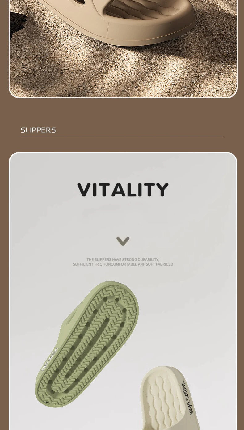 Slippers For Men Indoor EVA Insole And EVA Outsole