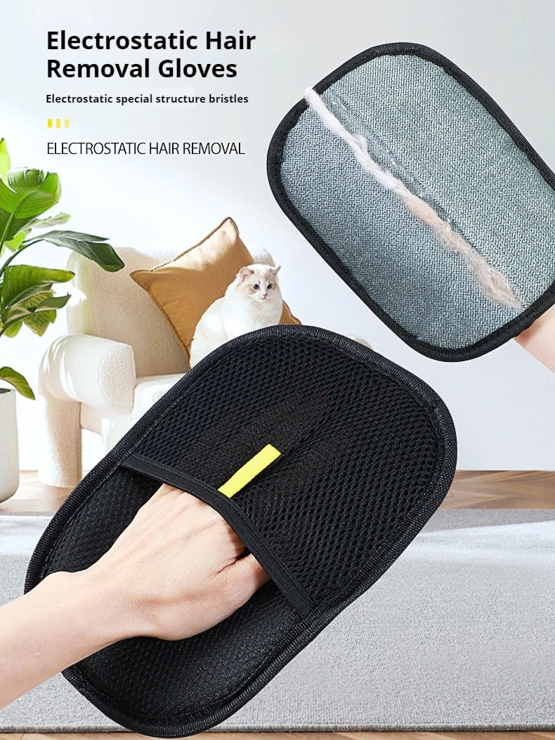 Reusable Pet Hair Removal Glove for Cats and Dogs