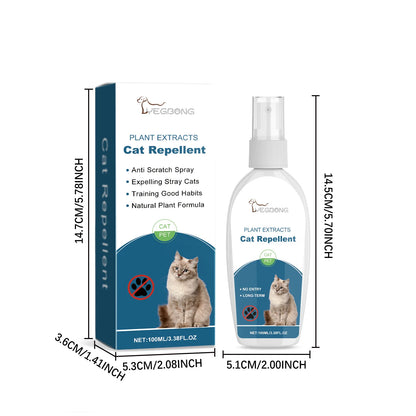 Cat Deterrent Spray 100ml for Indoor Chewing and Scratching Prevention