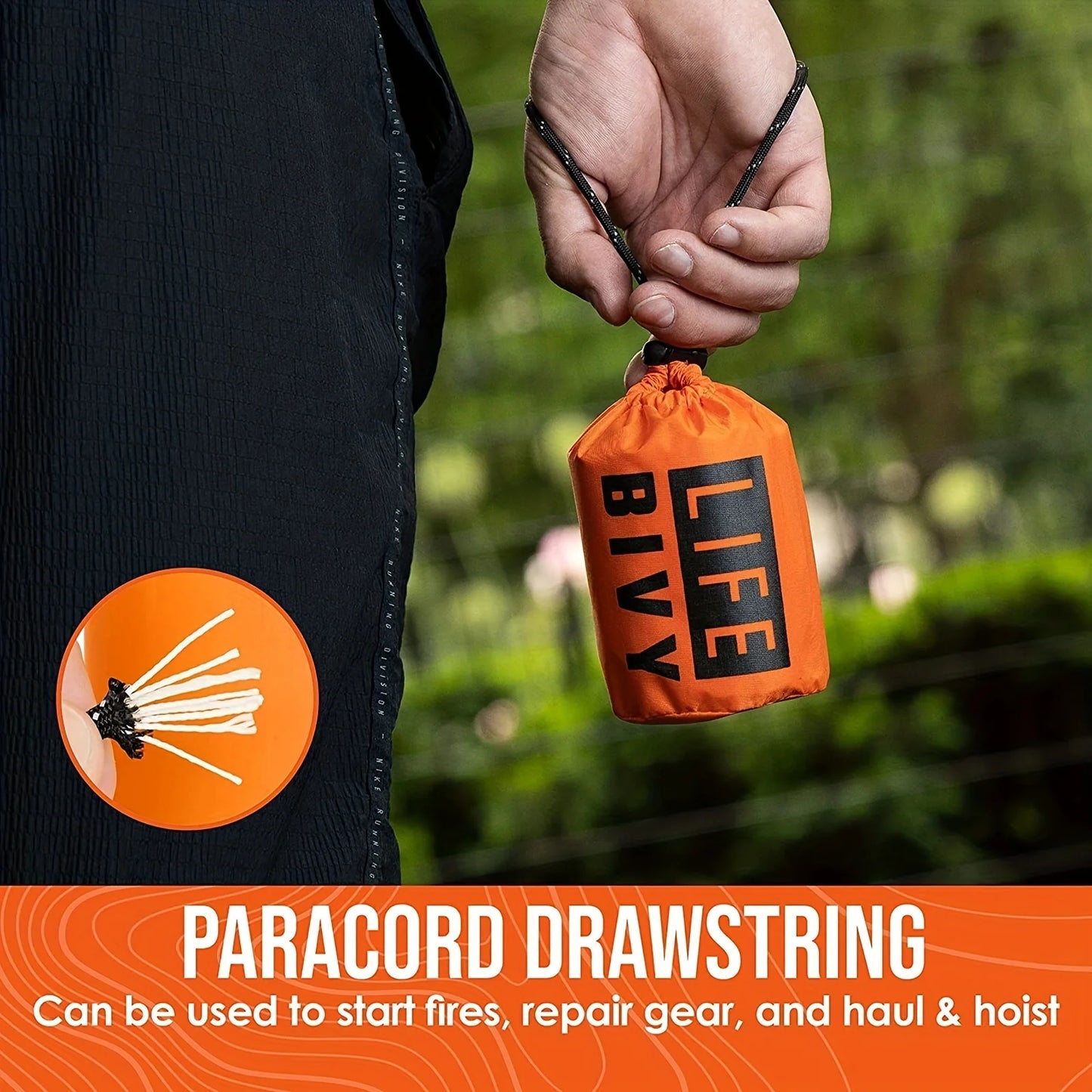 Emergency Survival Sleeping Bag Metalized Polyester Waterproof 1.8-2 m