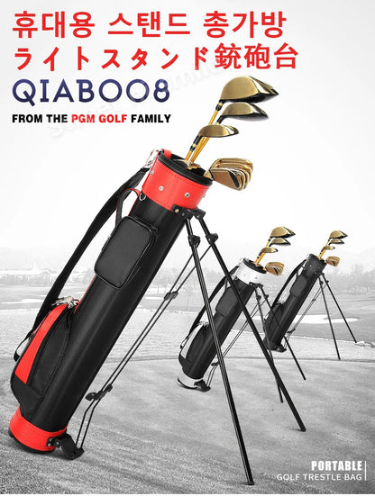 Golf Rack Bag PU Lightweight Portable Unisex Carry Bag