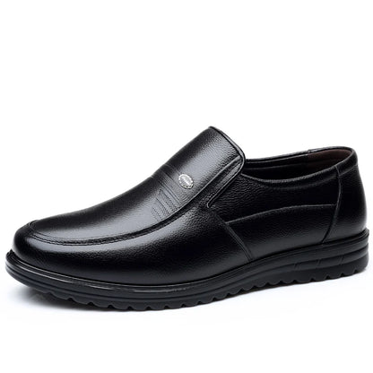 Men's Leather Riding Boots Size Large Low Heel Cowhide