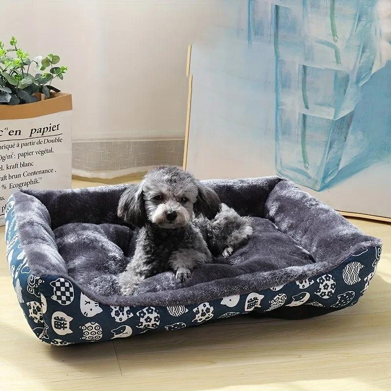 Soft Pet Bed Sofa Mat – Cozy Winter Cushion for Small, Medium & Large Pets