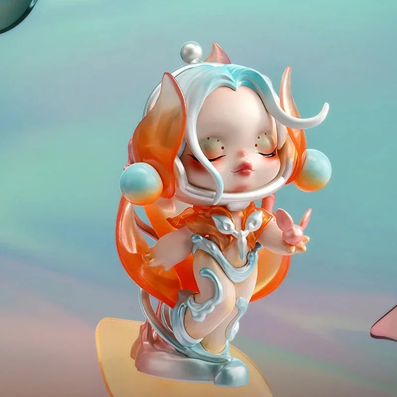 POP MART Skullpanda The Sound Series Blind Box Mystery Box Guess Bag Toys Doll Cute Anime Figure Desktop Ornamentsdel Girls Gift