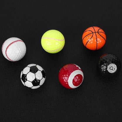 6 Pack Portable Golf Balls For Practice And Competition