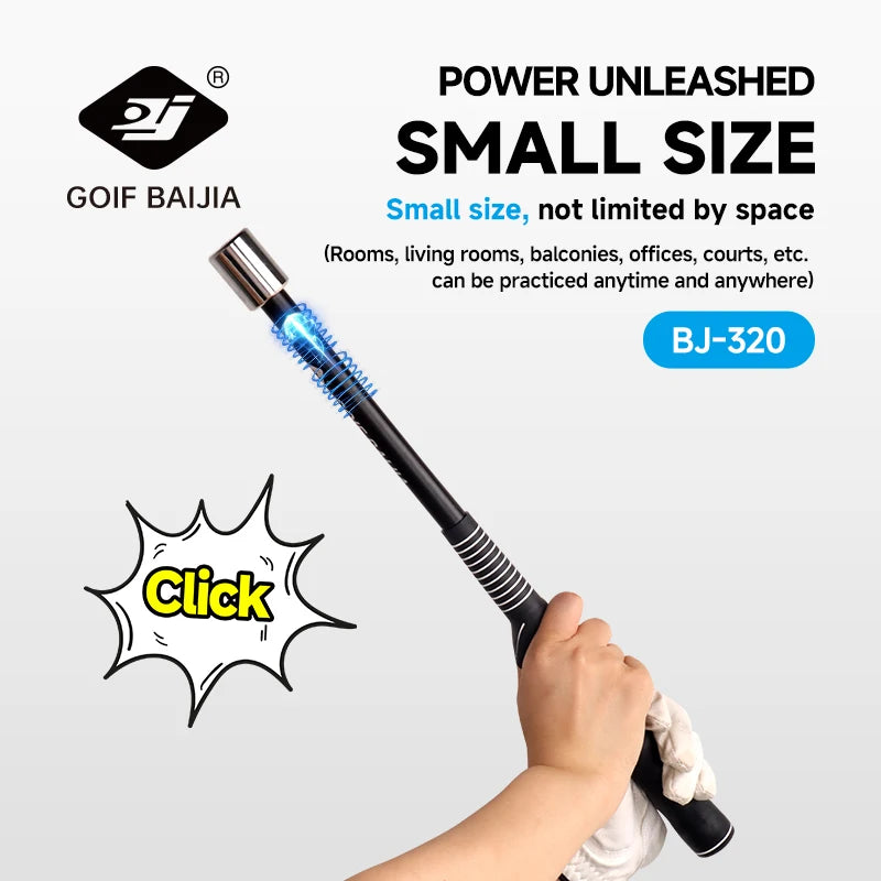 Golf Mini Impact Bat; Golf Physical Acoustics Trainer; Quick Swing Correction; Improve Accuracy of Ball Strike