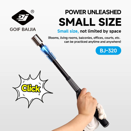 Golf Mini Impact Bat; Golf Physical Acoustics Trainer; Quick Swing Correction; Improve Accuracy of Ball Strike