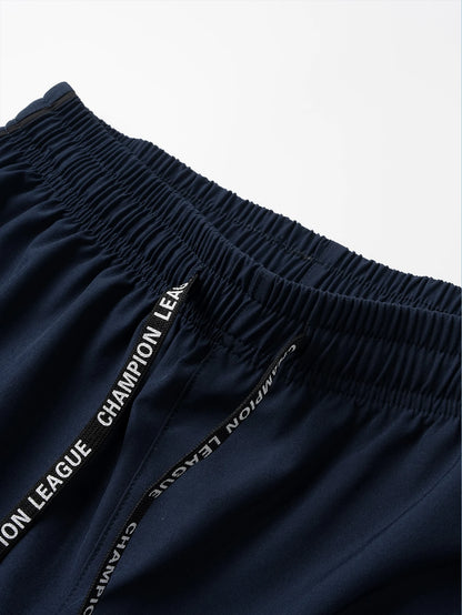 Men Quick Dry 2 in 1 Running Shorts Polyester Elastane