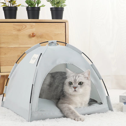 Cat Tent Bed PU Material Indoor Soft Comfortable Pet Bed For Cats