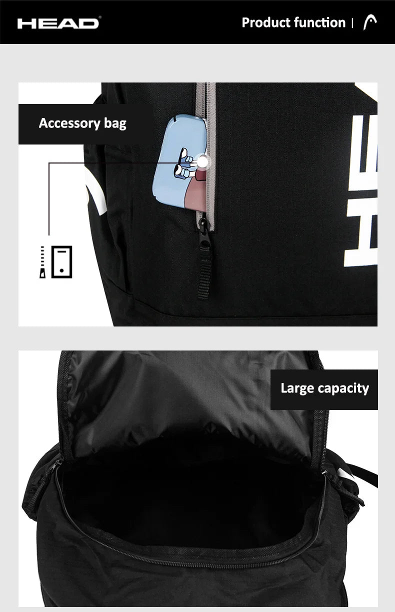 2025 New HEAD Tennis Bag Base 17L Backpack Unisex EXTREME L3 Series Sports Pack Teen