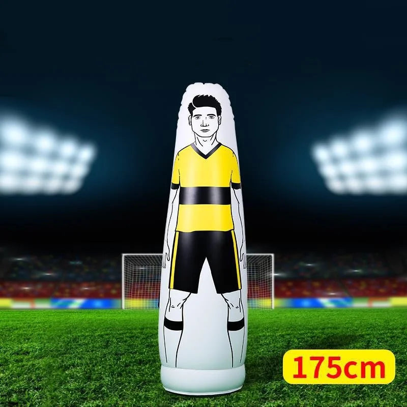 175cm Adult Inflatable Football Training Goal Keeper Solo Soccer Trainer TumblerAir Dummy Tool PVC Inflatable Wall Kick Defender
