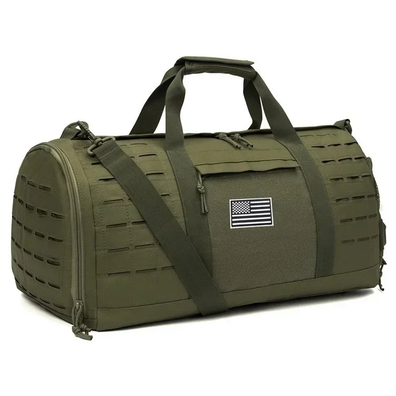 40L Sports Fitness Bag Tactical Travel Tote Men's Fitness Training Shoes Basketball Travel Bag Handy Luggage