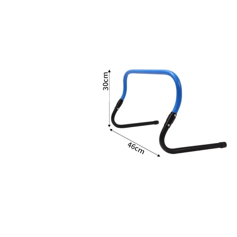 Portable Hurdles Foldable Football Training Agility Hurdle Physical Training Assistant Equipment Multifunction Mini Barrier Bar