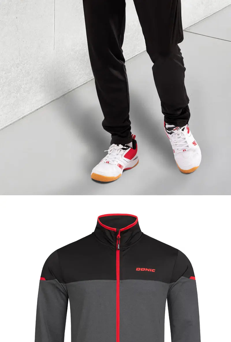 DONIC Table Tennis Clothing Suit Men Women Sports Jersey Workout Running Pants Spring Autumn Ping Pong Clothes Set