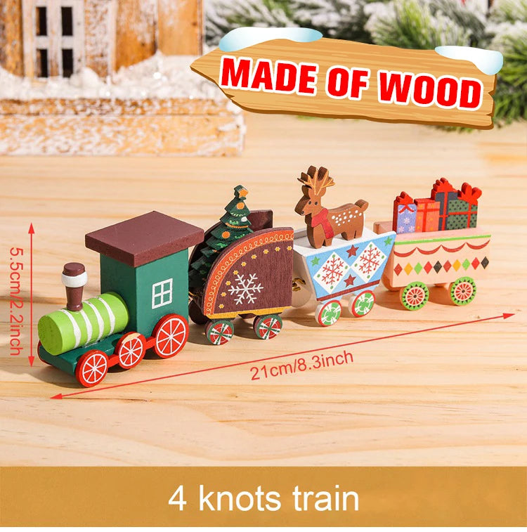 Christmas Train Decoration – Merry Christmas 2025 Home Ornament, Xmas & New Year 2026 Gifts