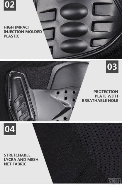 Motorcycle Jacket With Full Body Armor, Unisex, Sizes S To 5XL, Polyester Nylon