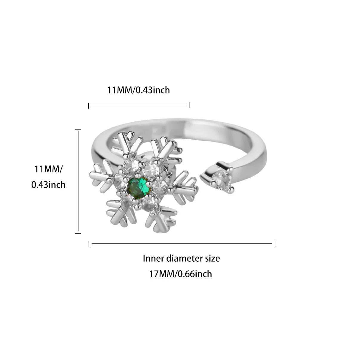 Luxury Four Clover Flower Ring – Fidget & Anti-Stress Design