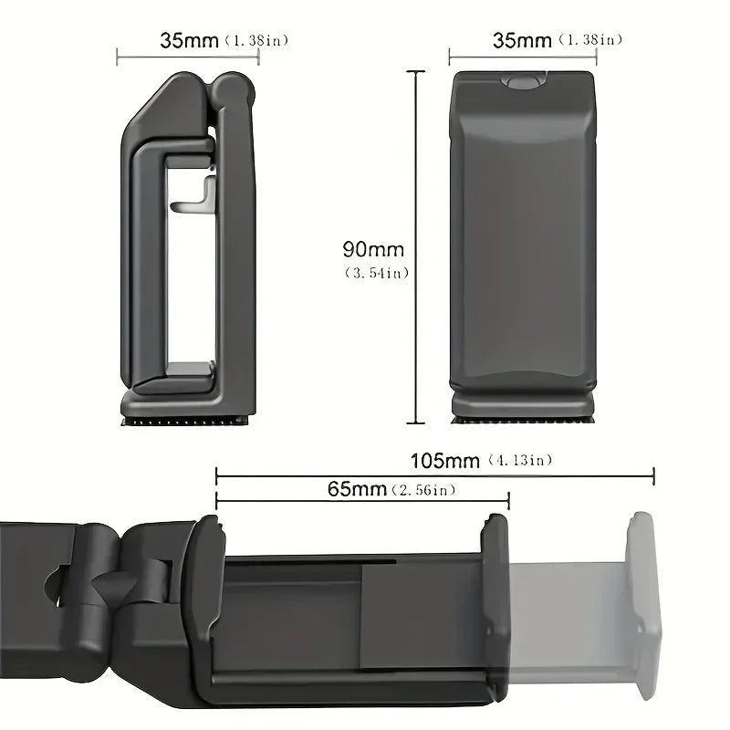 Airplane Mobile Phone Holder Travel Portable Phone Mount Flight Seat Desk Selfie Holding 360° Rotating Collapsable Lazy Stands