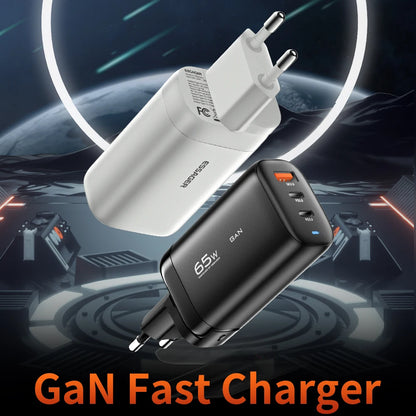 65W GaN USB C Charger With PPS Fast Charge For Laptops And Mobile Devices