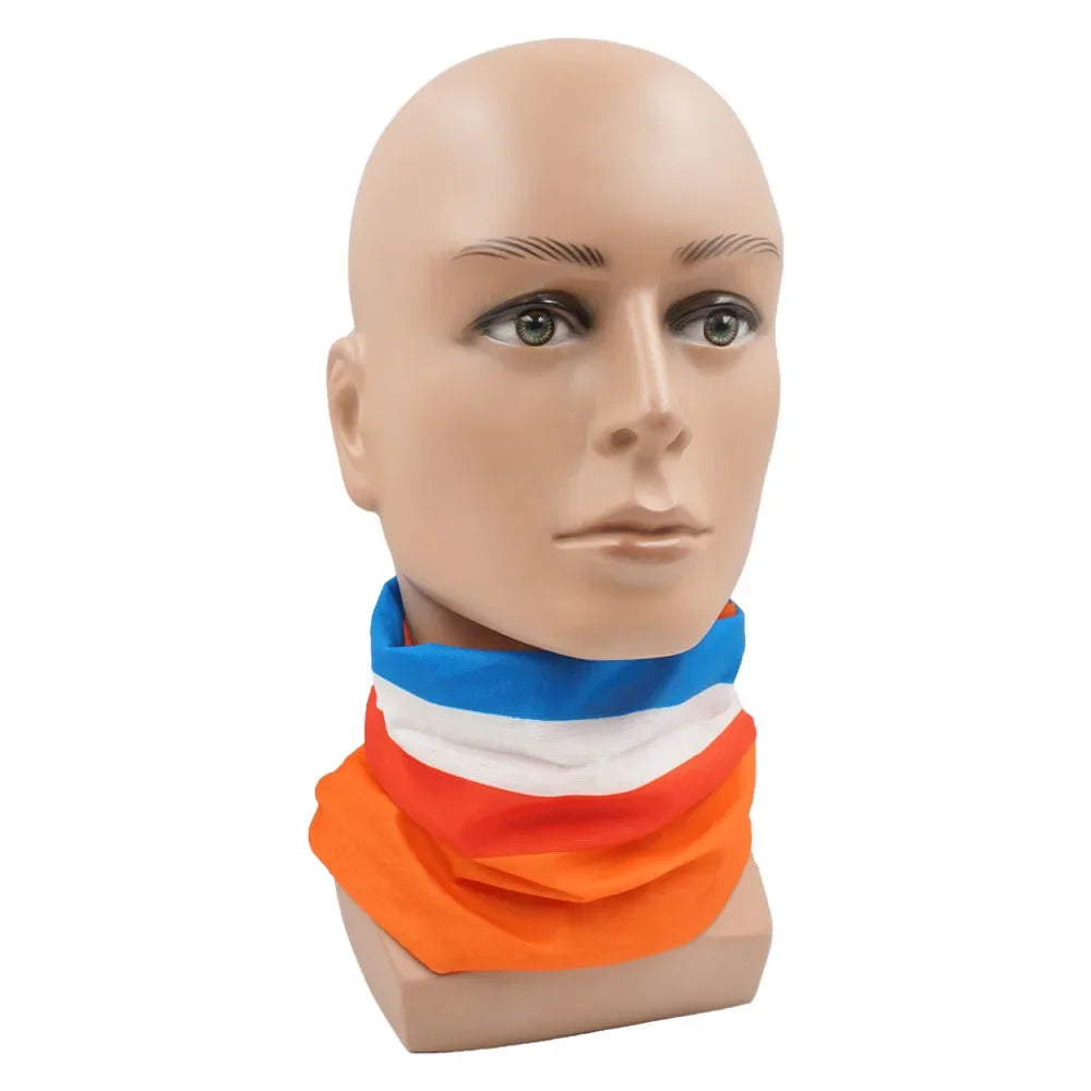 World Football Fans National Flag Face Bandanas Spain France Korea Mexico Germany Seamless Neck Gaiter Men Women Headwear Scarf