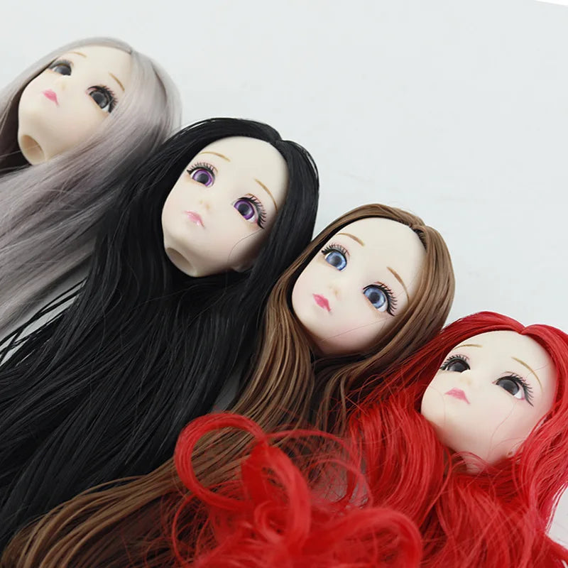 30cm Fashion Doll 1/6 BJD Dolls Body Make-up 3D Eyes Long Wig Hair Beautiful Princess Baby Girl Dolls DIY Toy for Girls