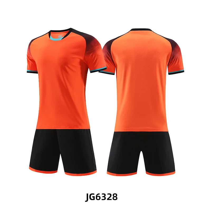 Adult Kid Football Jersey Men Customize Soccer Uniform Sports Shirt Women Futsal Sportswear Child Team Training Tracksuit Outfit