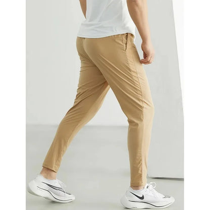 Men's Running Pants Polyester Quick Dry Breathable Thin Joggers