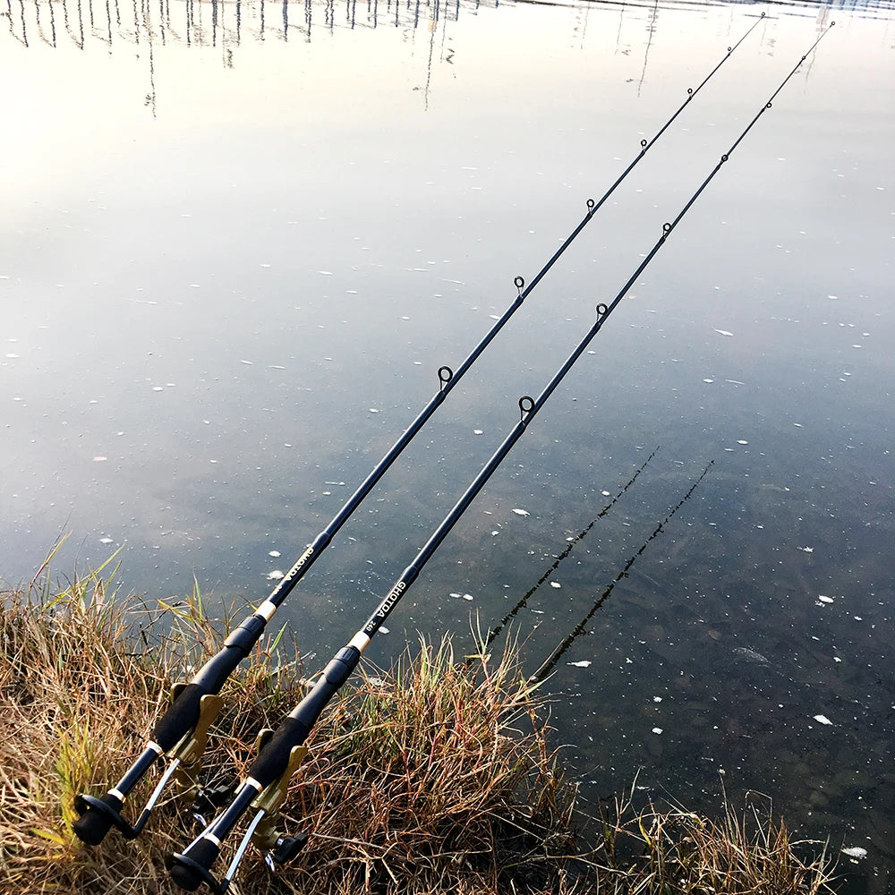 1.6-2.4m Telescopic Fishing Rods Ultralight Weight Spinning Casting Carbon Pole Fishing Accessories Lure Weight 10-30g