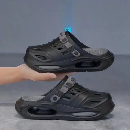 Men's Slippers With Thick Sole, Non-Slip EVA Outsole